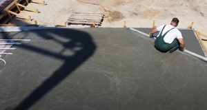 Пошаговый уход за бетоном после заливки